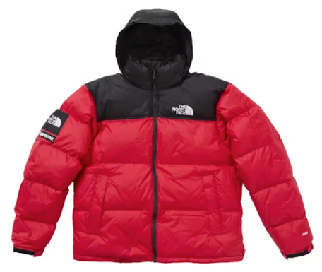 Supreme The North Face Nuptse Red Jacket