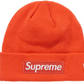 Supreme New Era Box Logo Beanie (FW18) Bright Coral