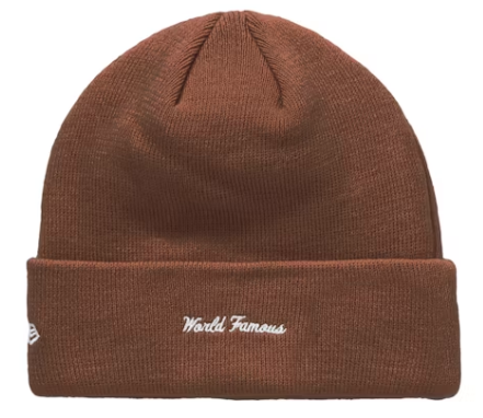 Supreme New Era Box Logo Beanie (FW16) Dark Brown