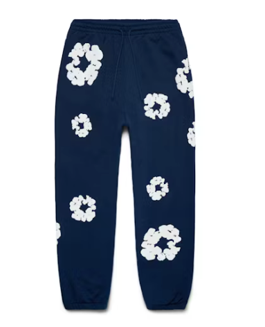 Denim Tears The Cotton Wreath Sweatpants Navy