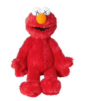 KAWS Sesame Street Uniqlo Elmo Plush Toy Red