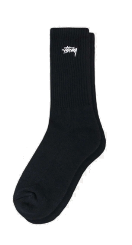 Stussy Crew Socks Black