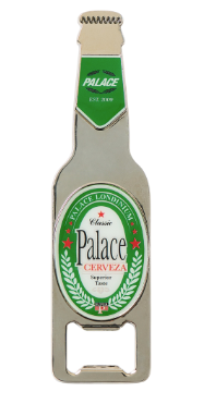 Palace Bottle Opener Magnet Green/Silver Cerveza