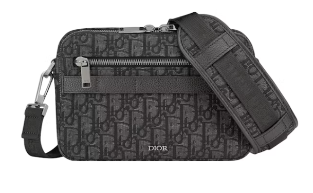 Dior Safari Messenger Bag Dior Oblique Jacquard Black