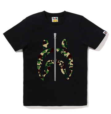 BAPE ABC Camo Shark Tee 'Black/Green'