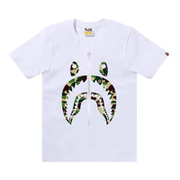 BAPE ABC Camo Shark Tee 'White/Green'