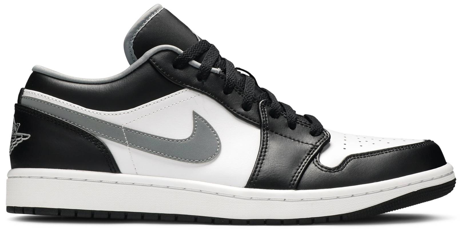 Air Jordan 1 Low Black White Particle Grey