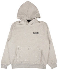 Amiri Army Paint Hoodie Grey