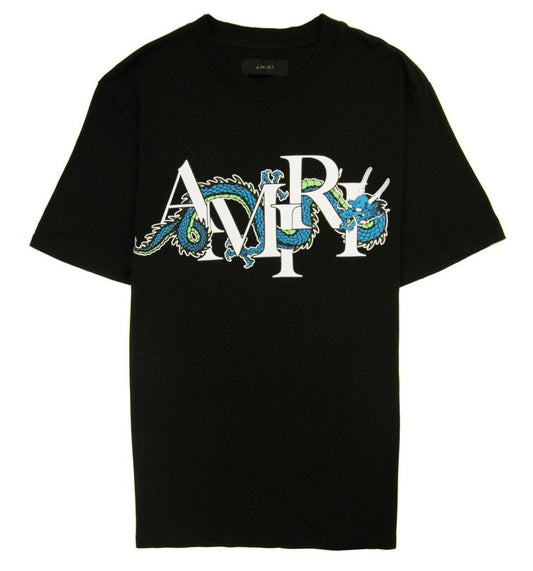 Amiri CNY Dragon Tee Black