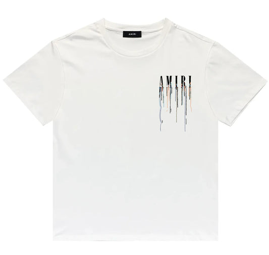 Amiri Paint Drip Core Logo Tee