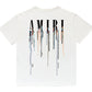 Amiri Paint Drip Core Logo Tee