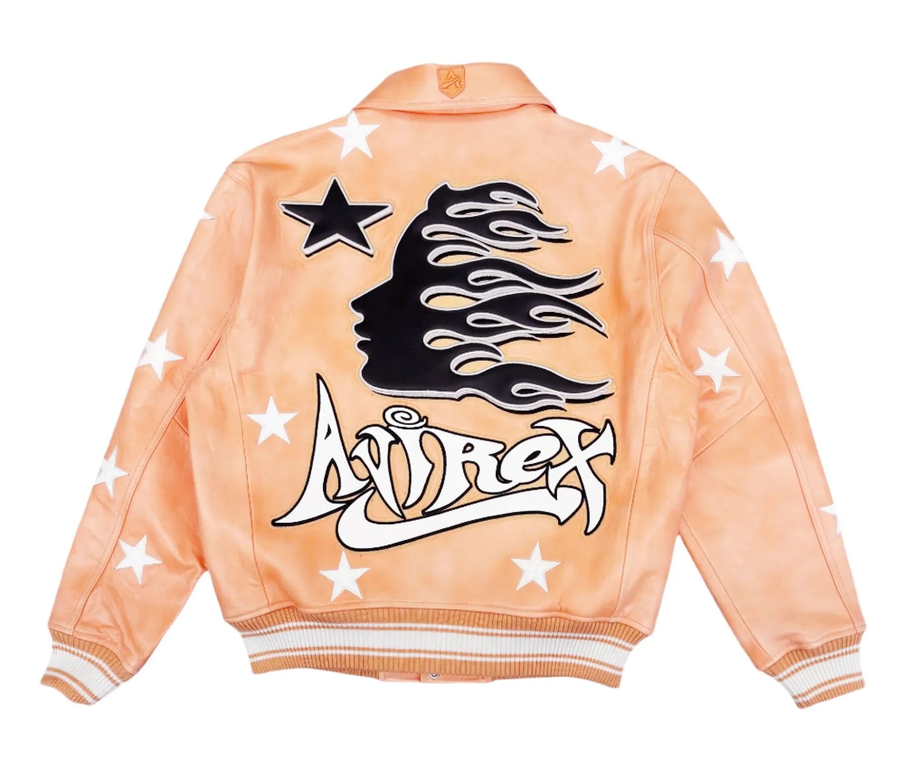 Hellstar x Avirex All Star Jacket Orange