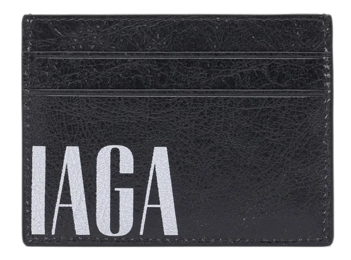 Balenciaga Editor Card Holder Black