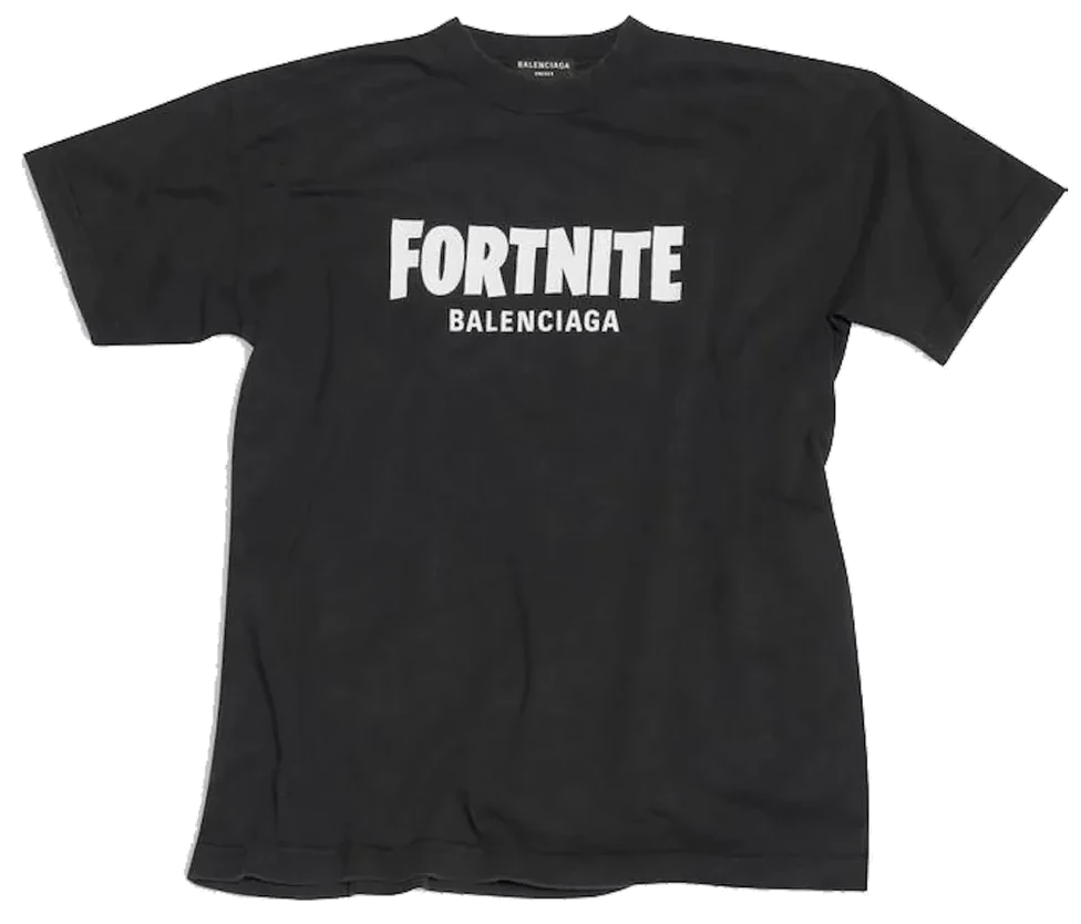 Balenciaga x Fortnite Tee Black