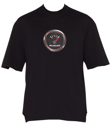 Balenciaga Fuel Tank Tee Black