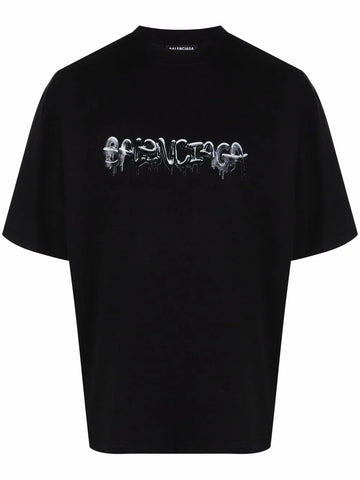 Balenciaga Slime Tee Black
