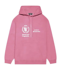 Balenciaga  x World Food Programme Hoodie Pink