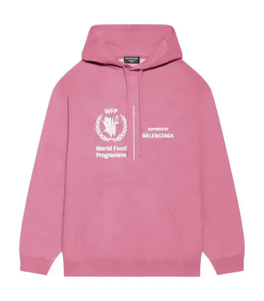 Balenciaga  x World Food Programme Hoodie Pink