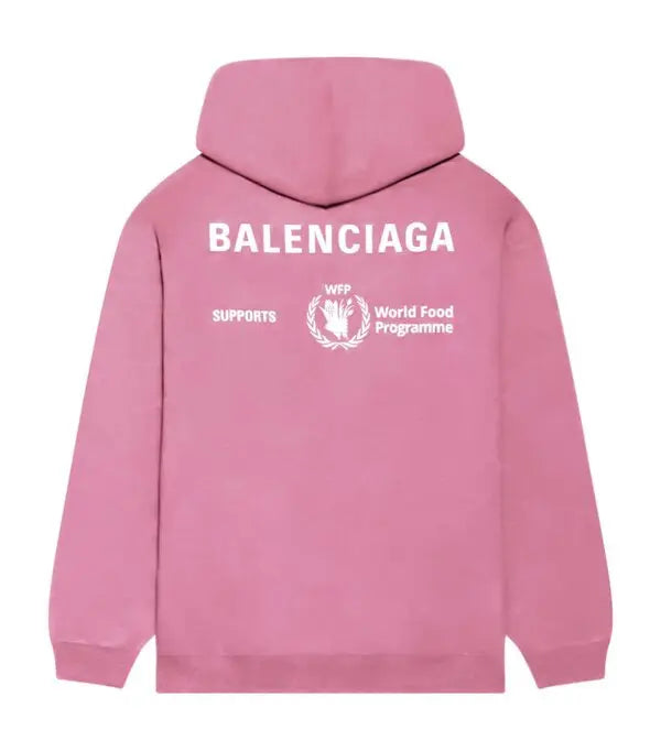 Balenciaga  x World Food Programme Hoodie Pink