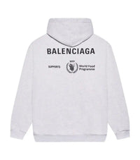 Balenciaga World Food Programme Hoodie Grey