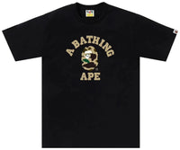 BAPE 1st Camo College Tee 'Black Yellow'