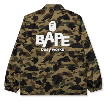 A Bathing Ape / Bape 1st Camo Nylon Twill Coach Jacket