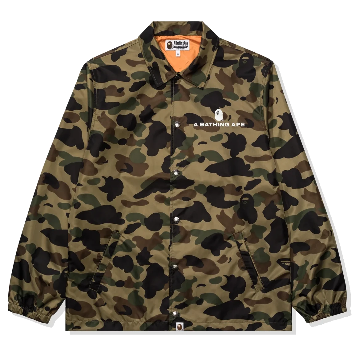 A Bathing Ape / Bape 1st Camo Nylon Twill Coach Jacket