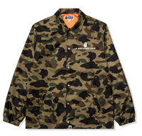 A Bathing Ape / Bape 1st Camo Nylon Twill Coach Jacket