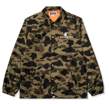 A Bathing Ape / Bape 1st Camo Nylon Twill Coach Jacket