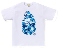 A Bathing Ape / Bape ABC Camo Milo On Bigh Ape White/Blue