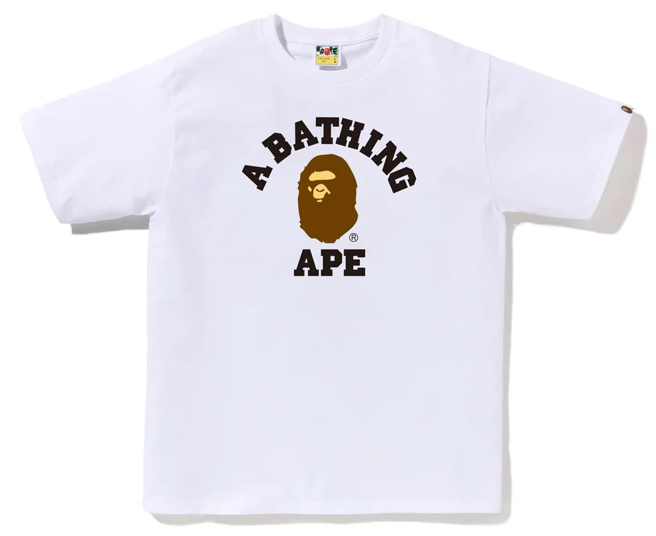 BAPE College Tee White