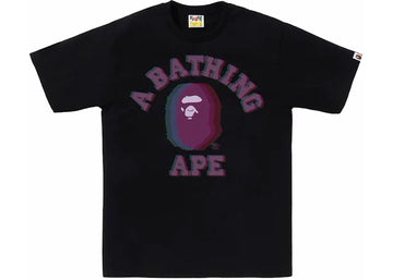 Bape Glitch Art College Tee Black
