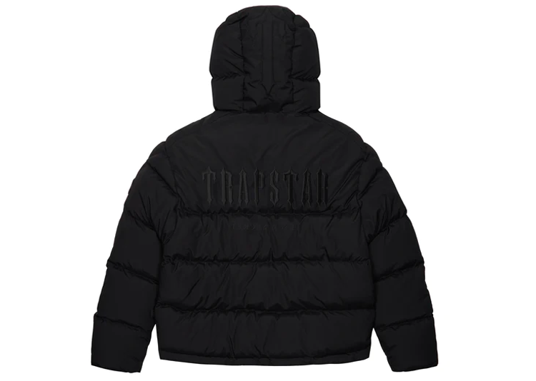 Trapstar Decoded 2.0 Hooded Puffer Jacket Blackout