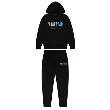 Trapstar Decoded Chenille Hooded Tracksuit - Black Ice