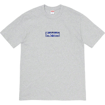Supreme Bandana Box Logo T-Shirt Grey
