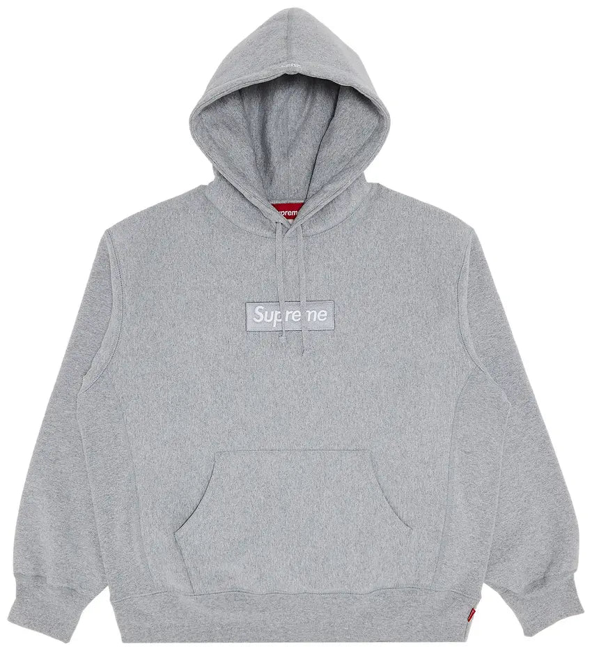 Supreme Box Logo Hooded Sweatshirt Sweatshirt (FW24) Heather Grey