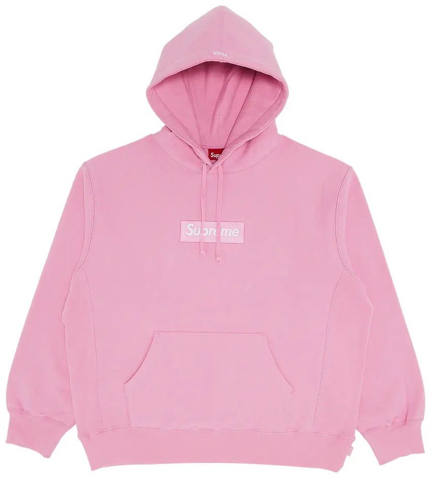 Supreme Box Logo Hooded Sweatshirt Sweatshirt (FW24) Pink