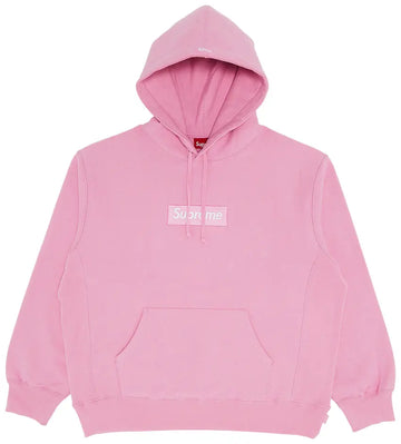 Supreme Box Logo Hooded Sweatshirt (FW24) Pink