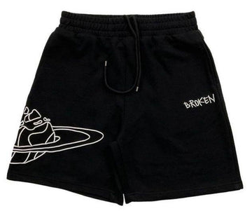 Broken Planet Outer Space Shorts Black