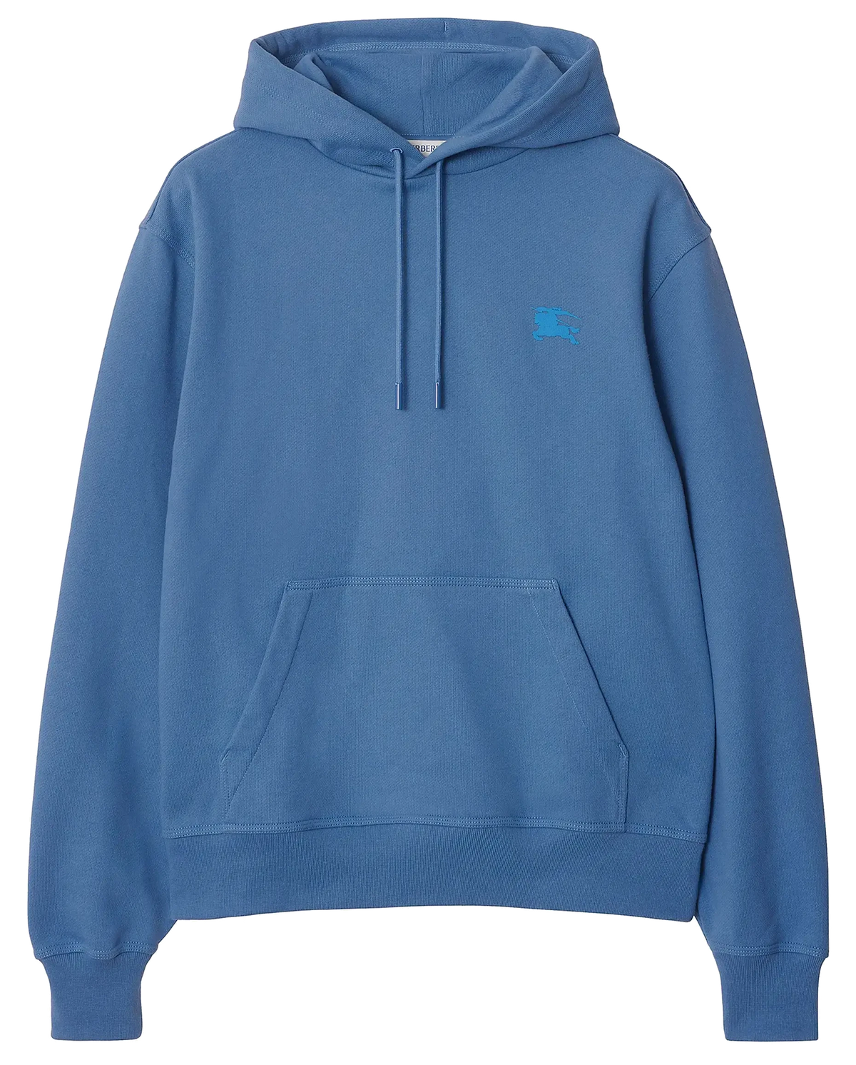 Burberry Protection Logo Hoodie Blue