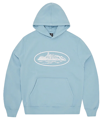Corteiz Alcatraz Hoodie Baby Blue