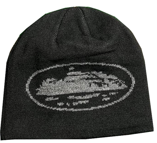 Corteiz Alcatraz Beanie Black