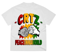 Corteiz PeaceInnaWorld Tee White