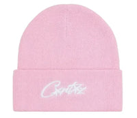 Corteiz Allstarz Folded Beanie Pink