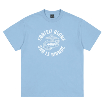 Corteiz Regne Sur Le Monde Tee Baby Blue