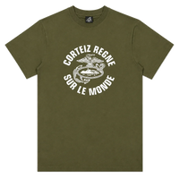 Corteiz Regne Sur Le Monde Tee Olive