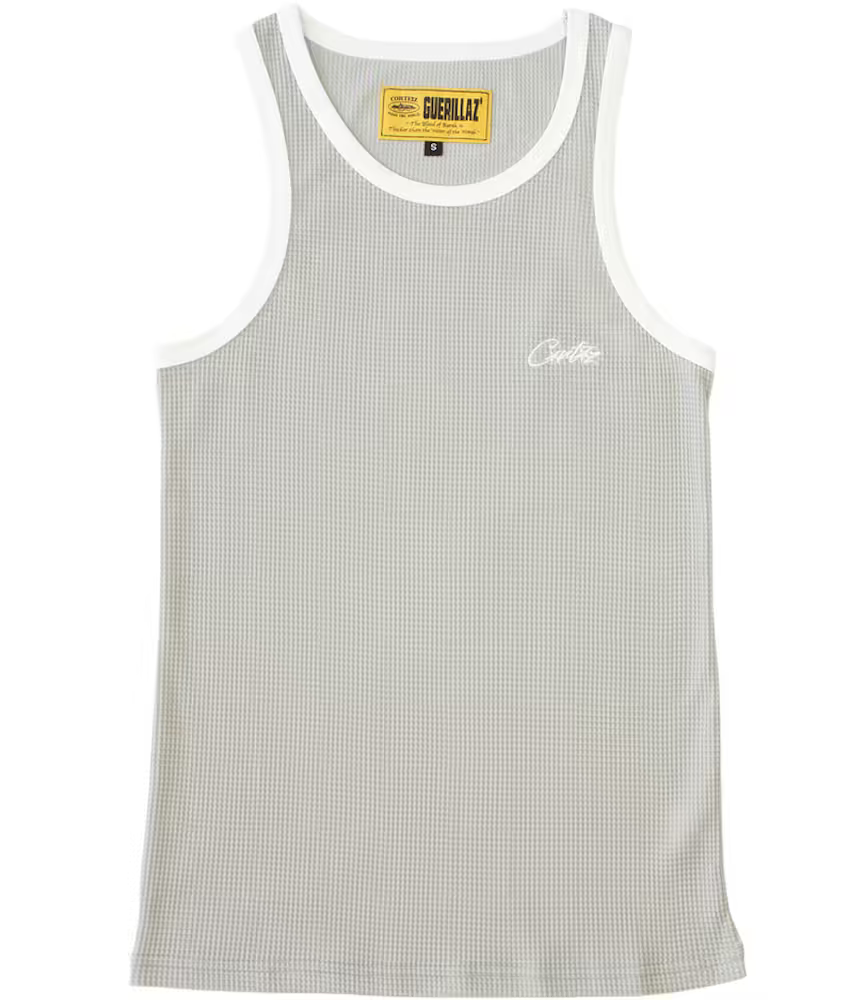 Corteiz Allstarz Contrast Tank Top Vest Grey
