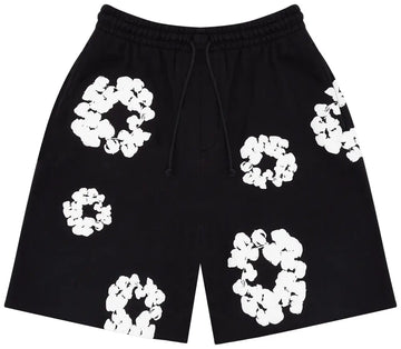 Denim Tears The Cotton Wreath Shorts Black
