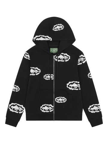 Corteiz x Denim Tears Island Wreath Zip Hoodie