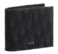 Dior Monogram Oblique Bifold Wallet Black